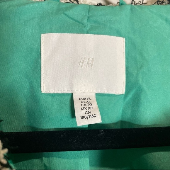 H&M Textured-weave Jacket in Green XL - Picture 11 of 13